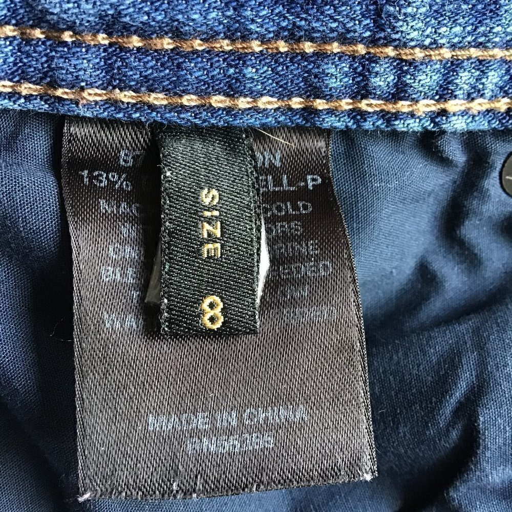 X2 ULTRA SKINNY BLUE CAPRI JEANS SIZE 8 - Picture 9 of 9